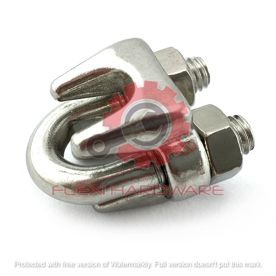 Stainless Steel Wire Rope Clip SS304 (3mm, 4mm, 6mm, 8mm, 10mm ...