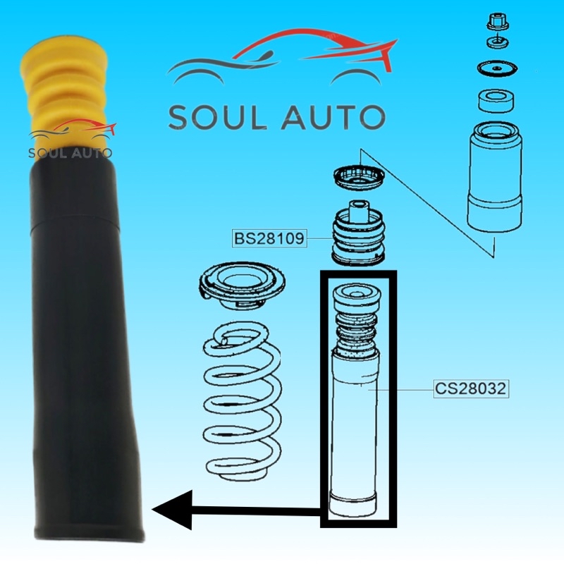 Honda City GM6 T9A JAZZ GK5 T5A HR-V T7A Rear Absorber Dust Cover with ...