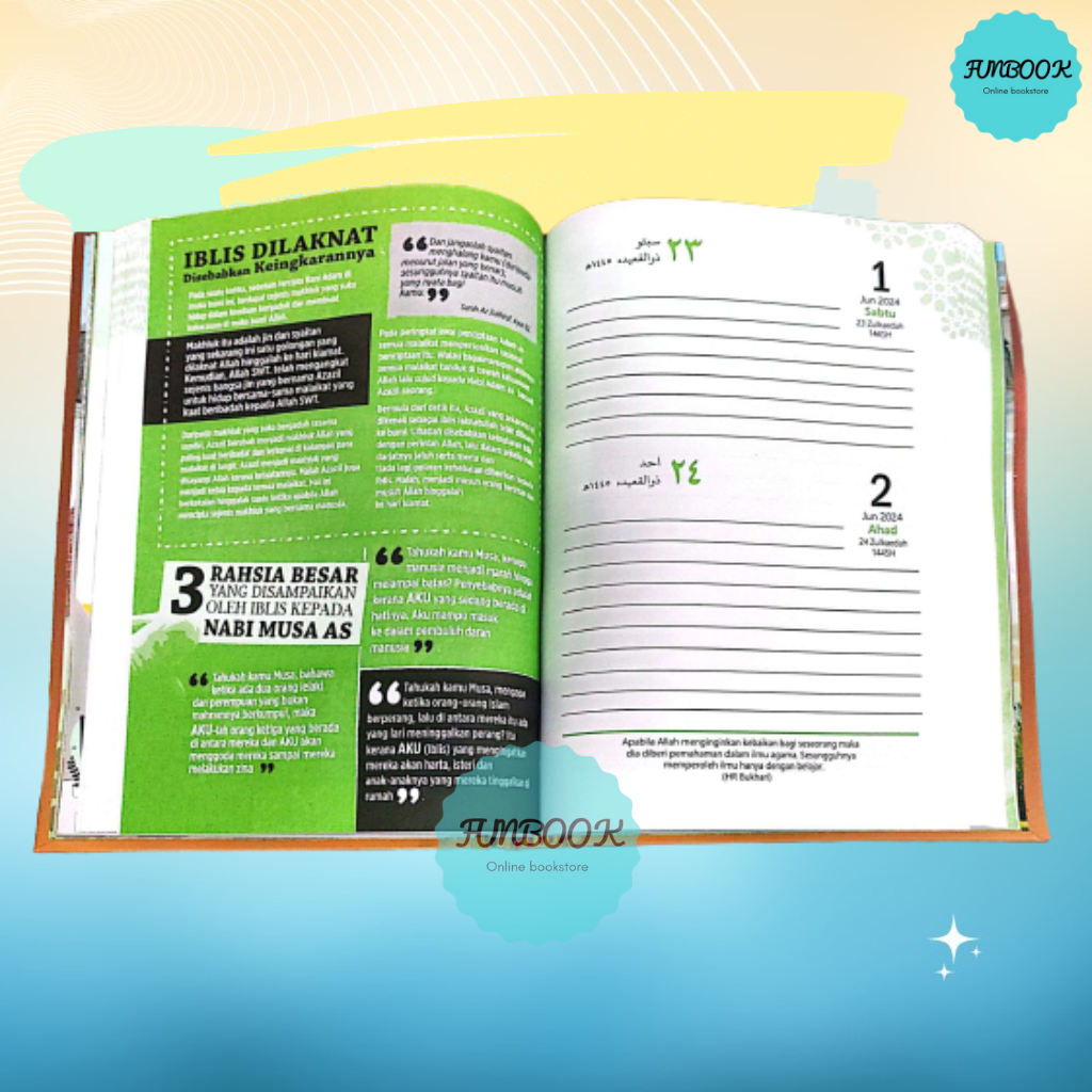 [FUNBOOK] Islamik Diary Diari Islam Planner 2024 (A5 hard cover ...