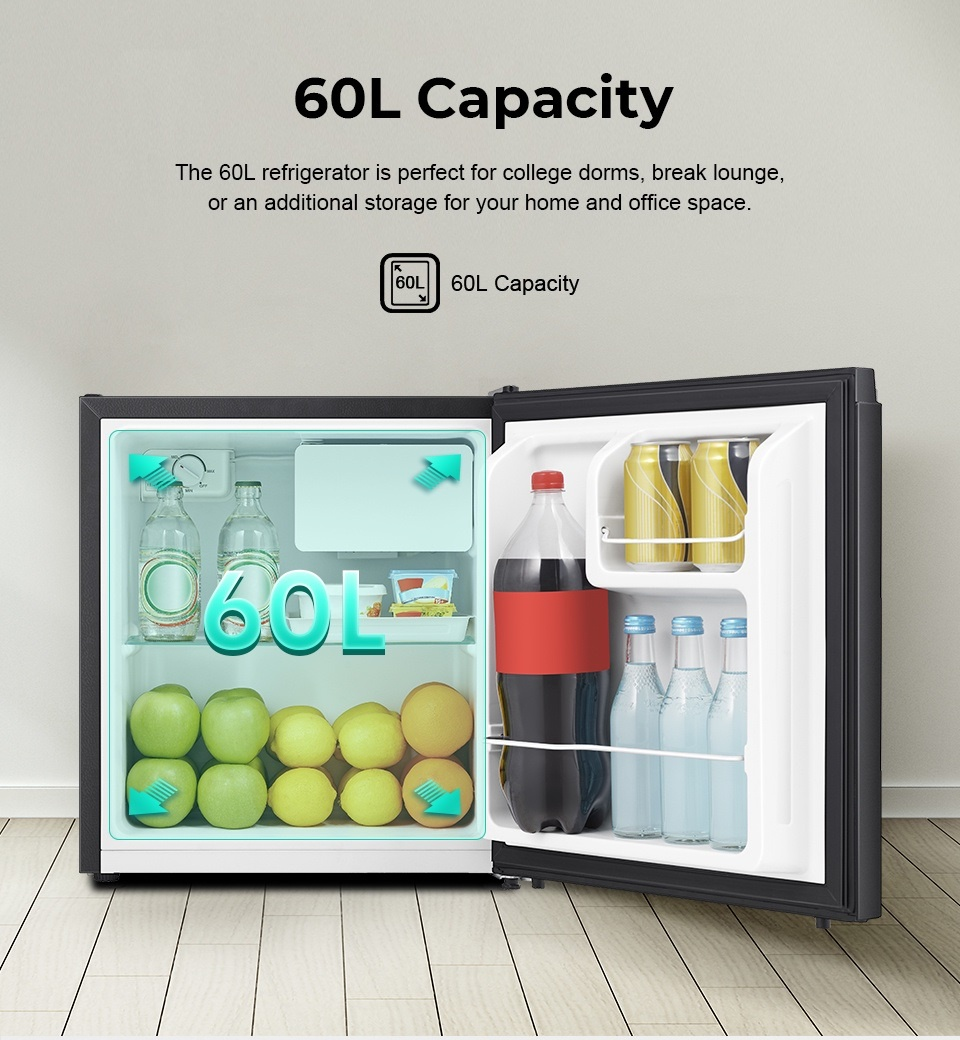 Hisense Fridge 60L Mini Refrigerator Single Door Mini Fridge Peti Sejuk