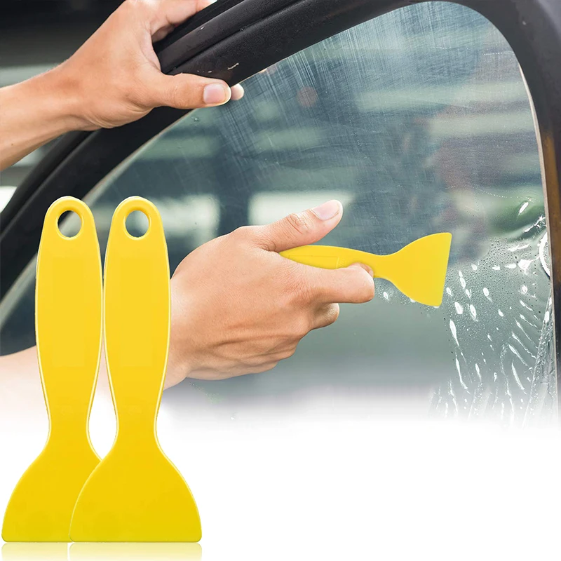 (Clearance) Plastic Car Scraper Tool Tinted Sticker Applicator Tool Kit ...