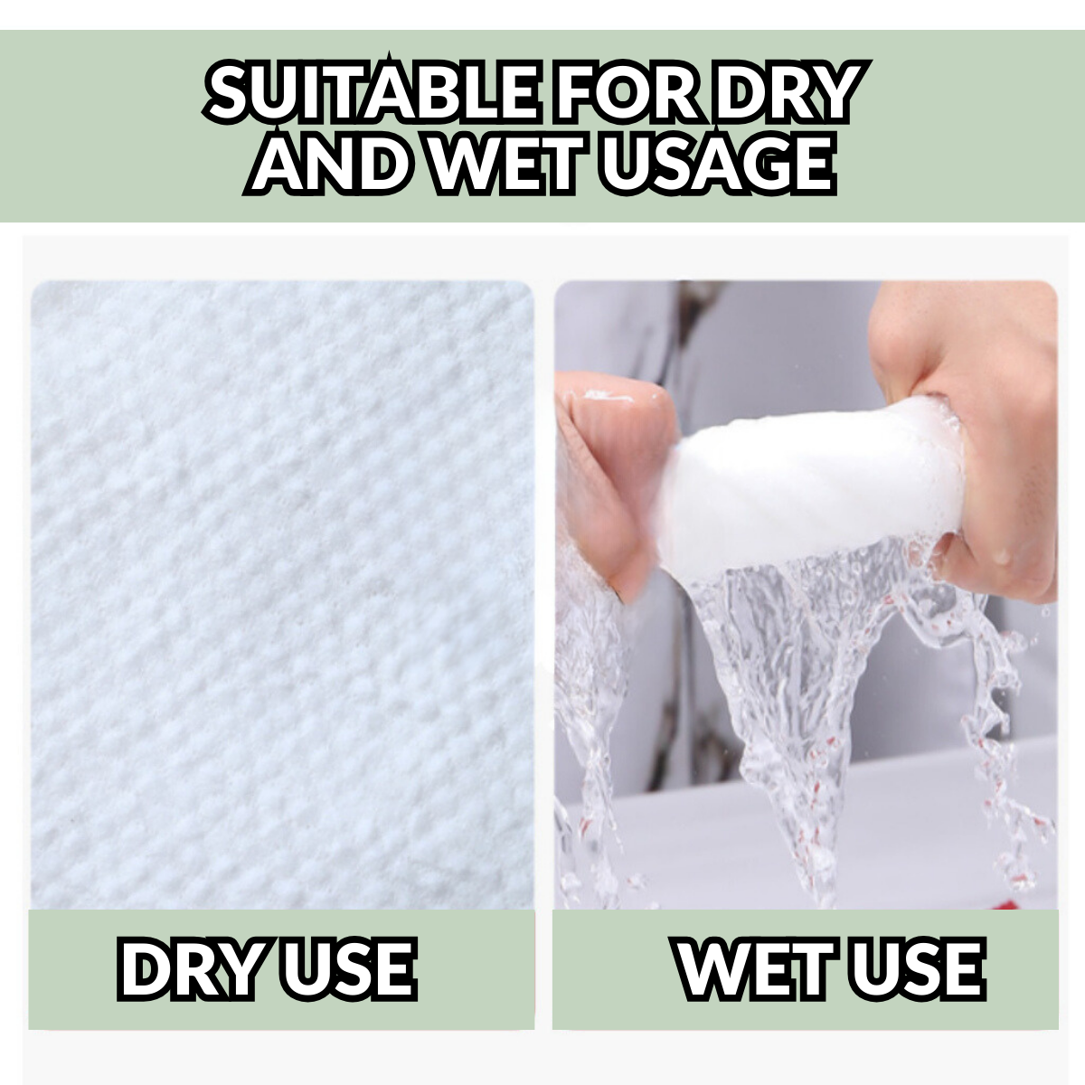 CNC 1PC Compressed Cotton Towel Disposable Portable Travel Body Facial ...