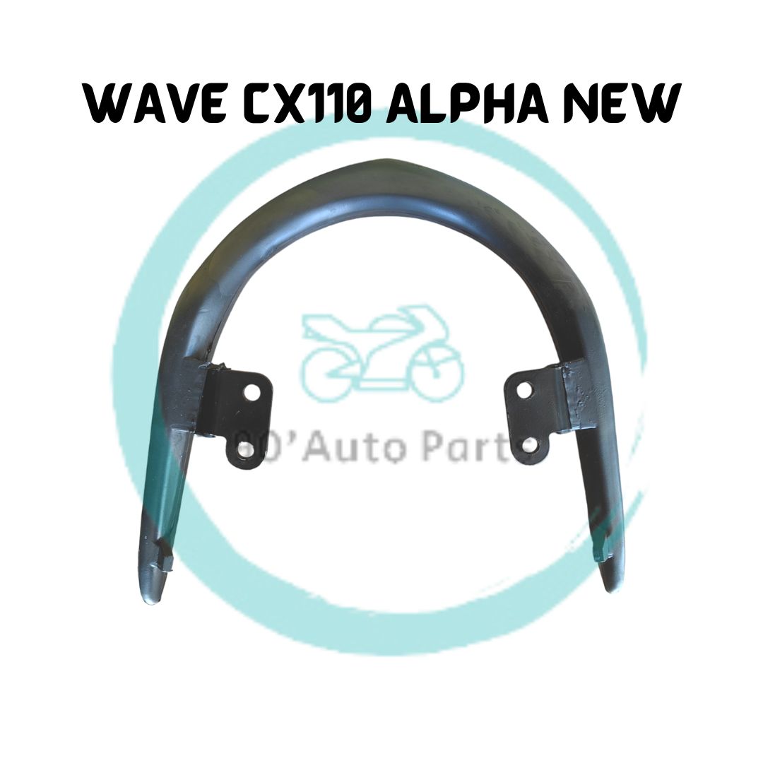 HONDA WAVE CX 110 ALPHA NEW V2 V3 V4 SPOILER BAR SEAT BAR L BAR ...