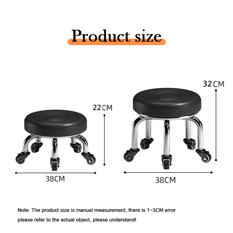 Living Room Coffee Table Low Stool Moving Small Stool With WheelLazy ...