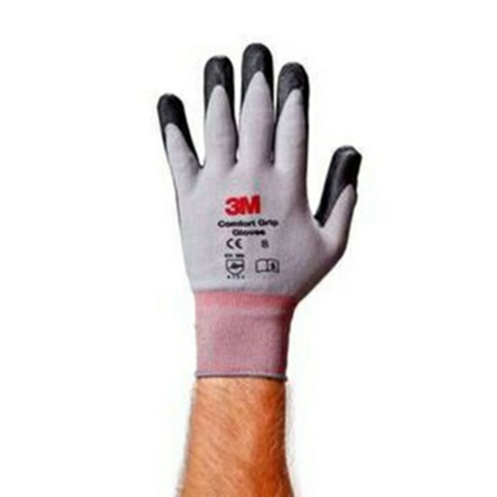 3M COMFORT GRIP NITRILE FOAM COATED GLOVES MULTIPURPOSE PROTECTIVE ...