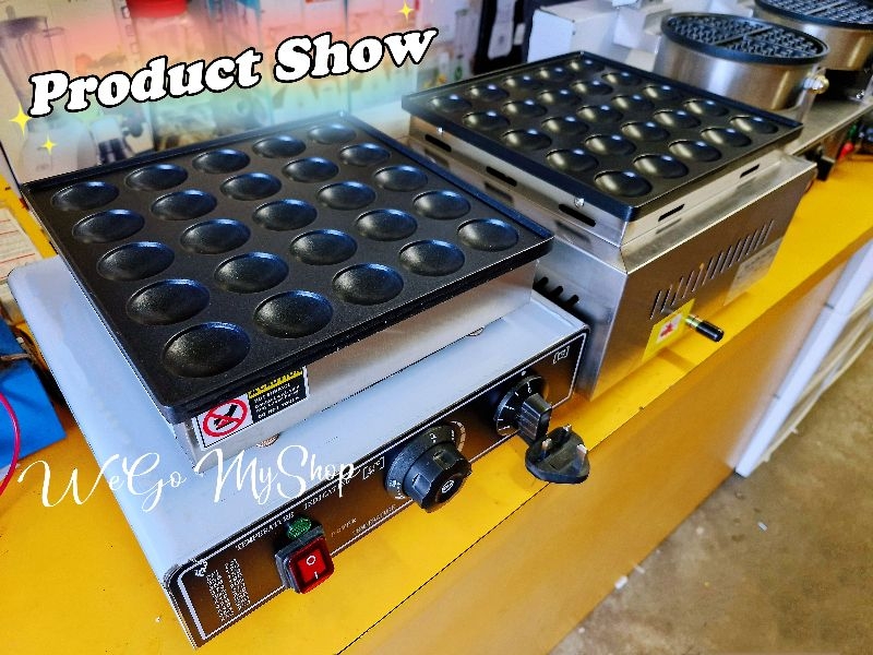 Ready Stock Commercial Electric Dorayaki Machine 25 hole Pancake Maker ...