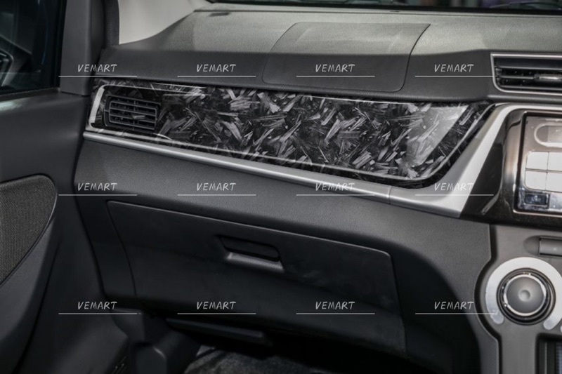 Vemart Perodua bezza 2019-2022 carbon fiber dashboard air outlet frame ...