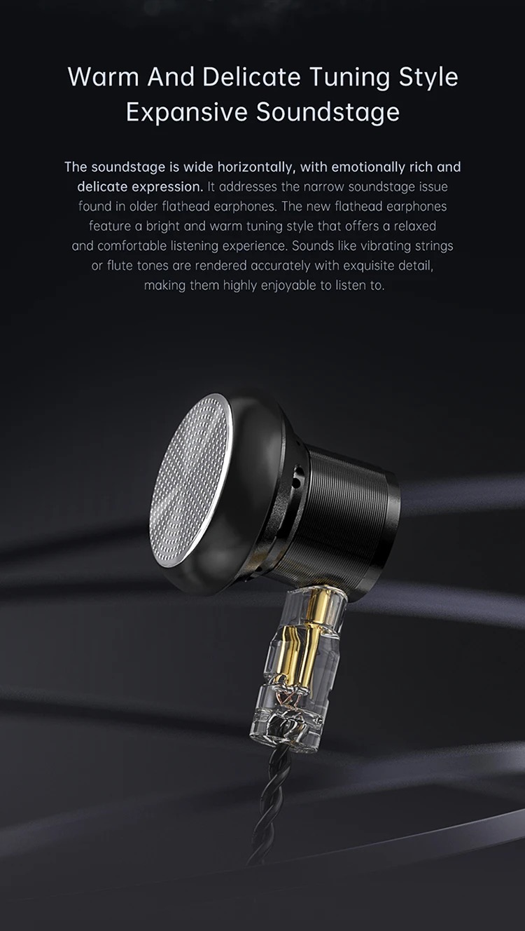 ND DTS Flathead On Ear Earphone High Performance 14.2mm Large Sized ...