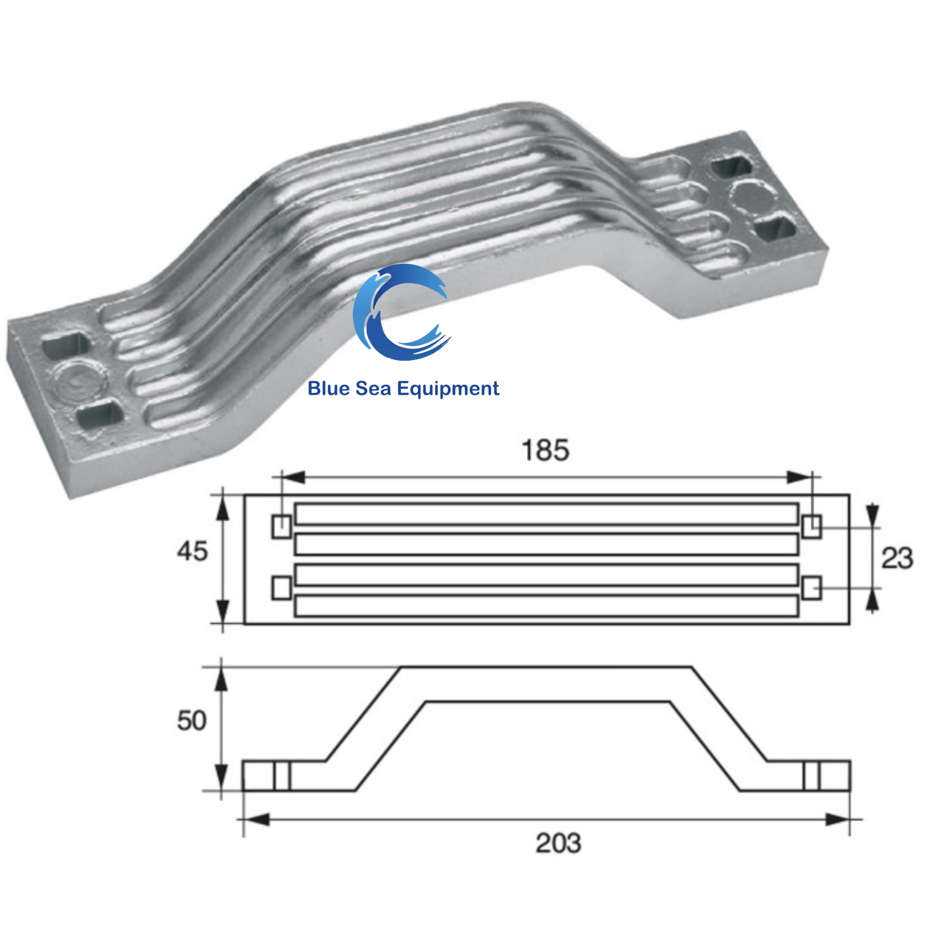 Yamaha Outboard Sacrificial Anode - Fits 2-5 HP 2-Stroke & 2.5-4 HP 4-Stroke Engines (6L5-45251-02)