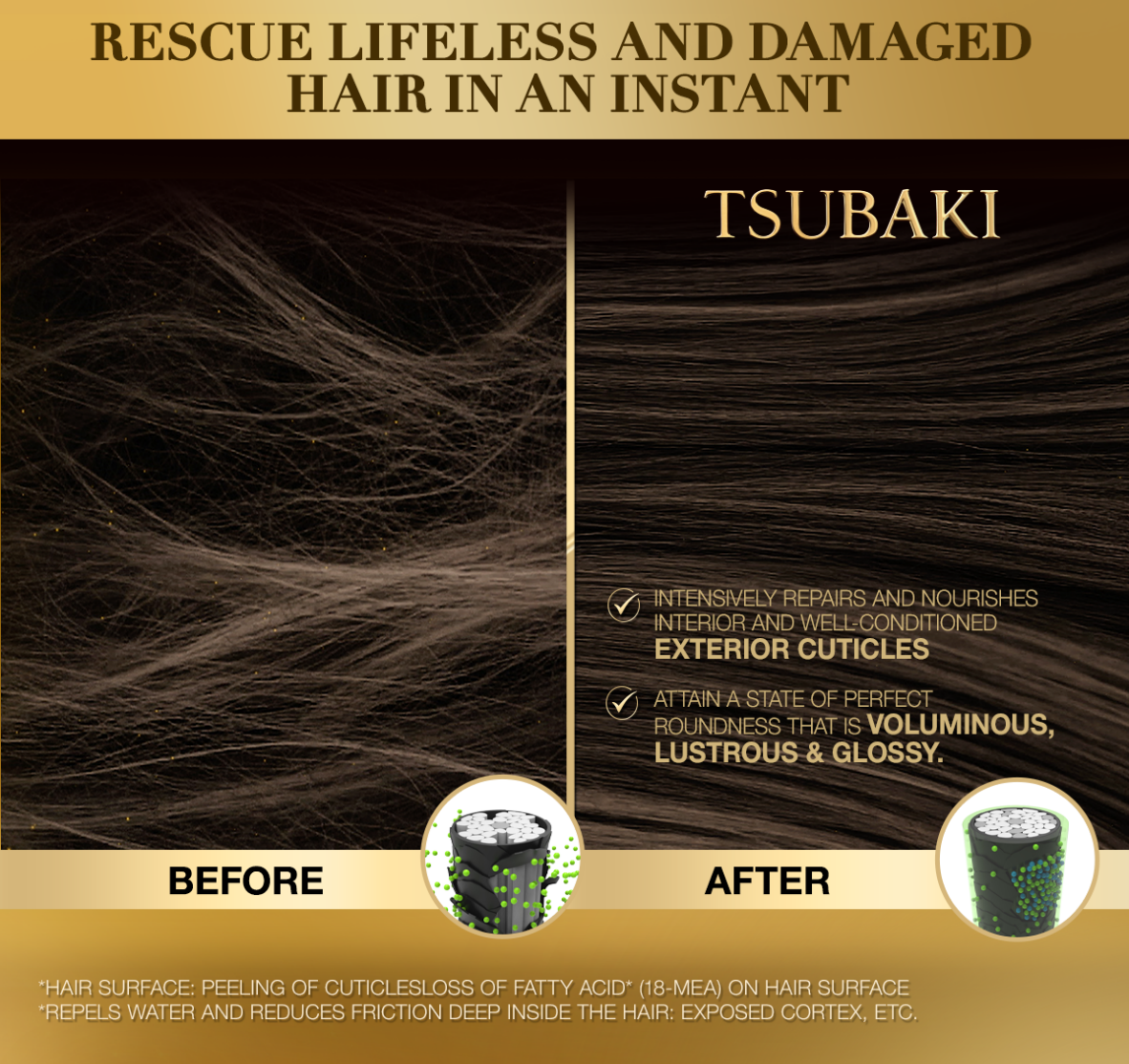 [Bundle] Tsubaki Premium Volume & Repair Hair Set 490ml (Shampoo ...