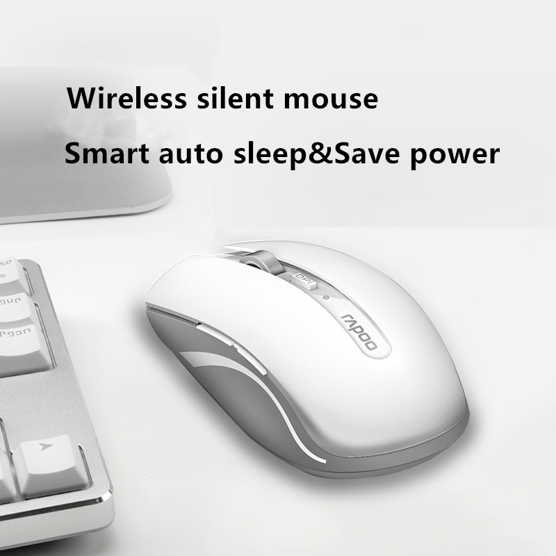 Mouse Ottico Wireless Rapoo 7200M – Multimodale – Colore Rosso