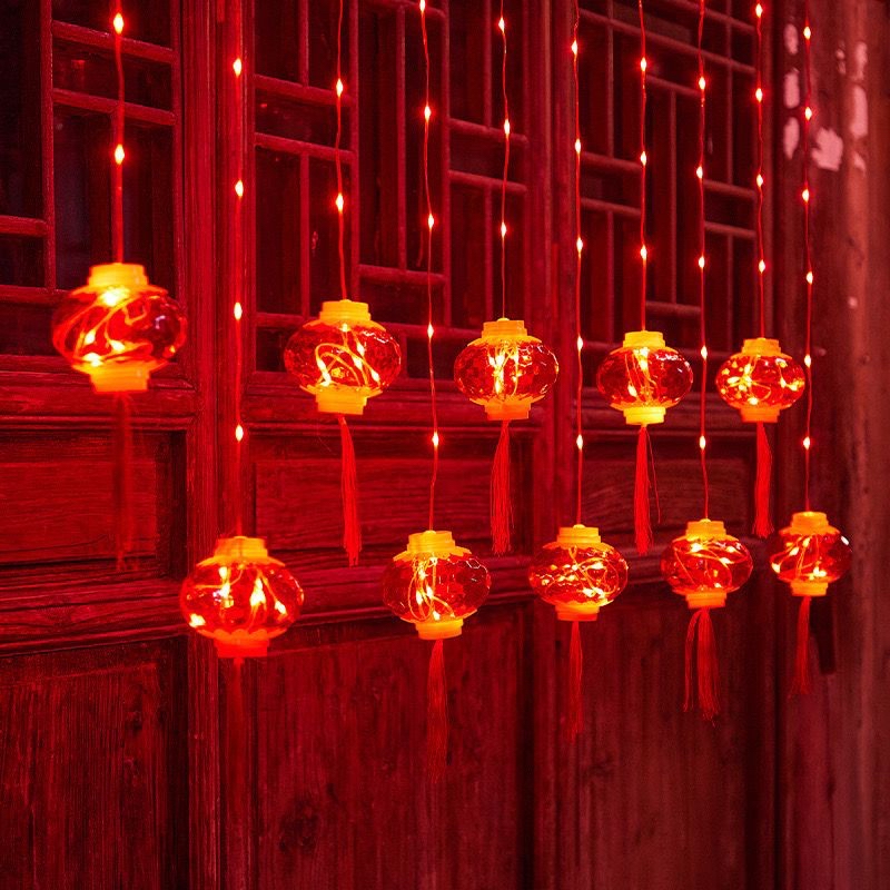 Ready Stock 2024 CNY LED Lamp Light Lantern Chinese New Year Temple ...