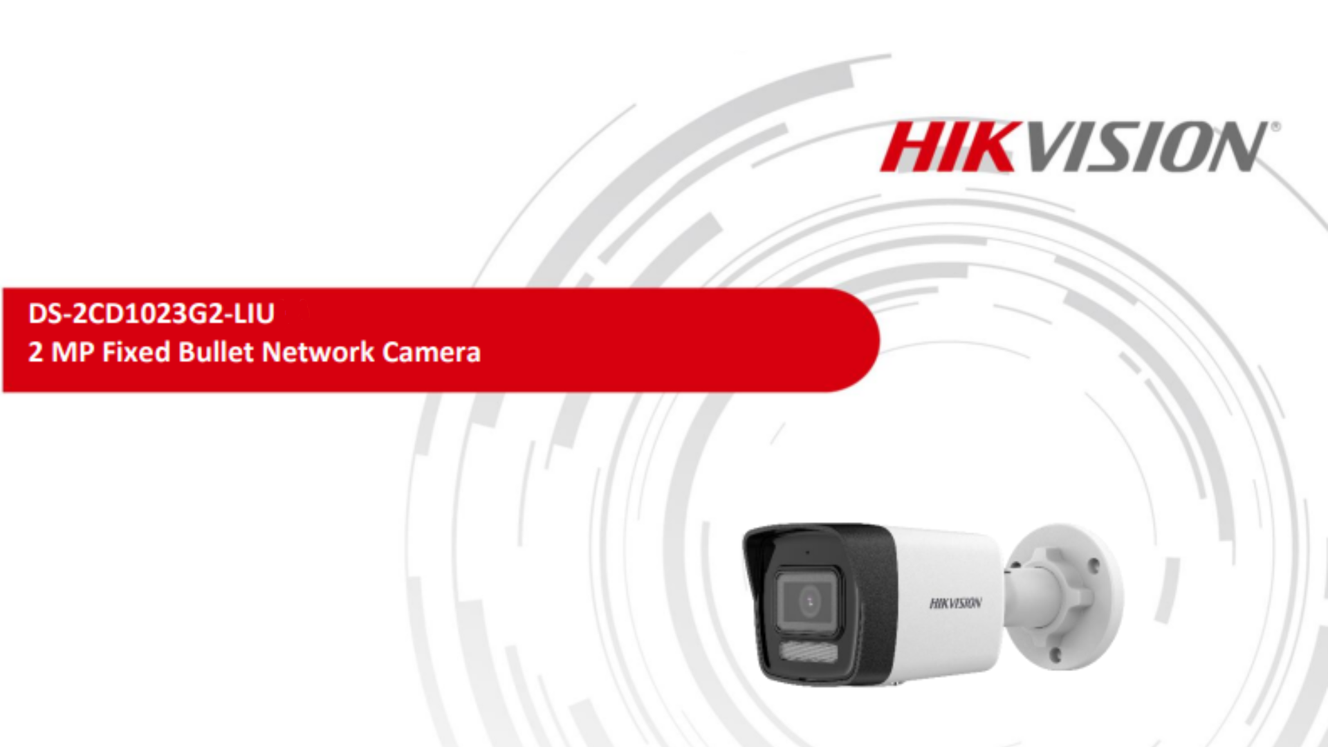 Hikvision 2MP 2 Megapixel Outdoor IP Network CCTV Camera Mic 30m Light ...