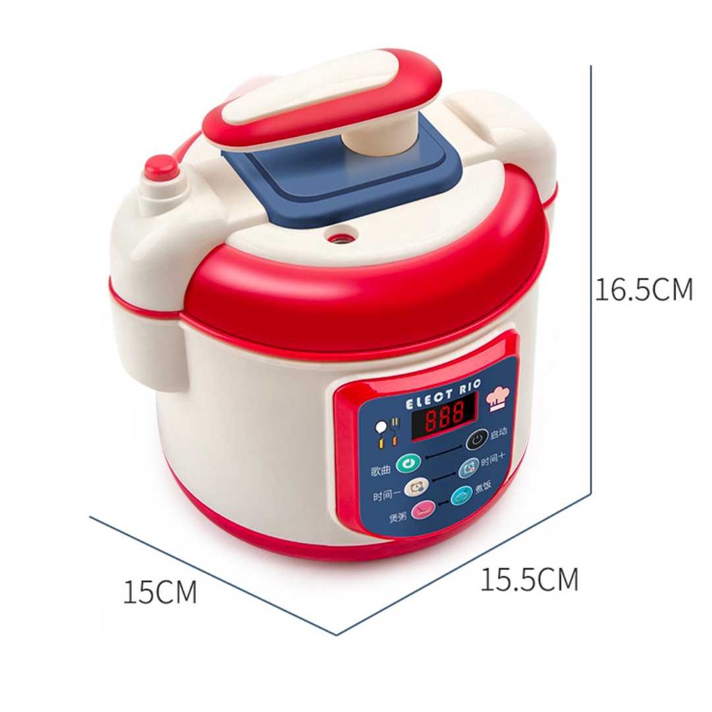 Q.Moon Store Rice Cooker Disinfection Cabinet Kids Kitchen Pretend Play ...