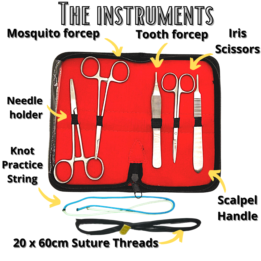 💥CLEARANCE💥 Suture Practice Kit / Basic Suture Kit / Suturing Set