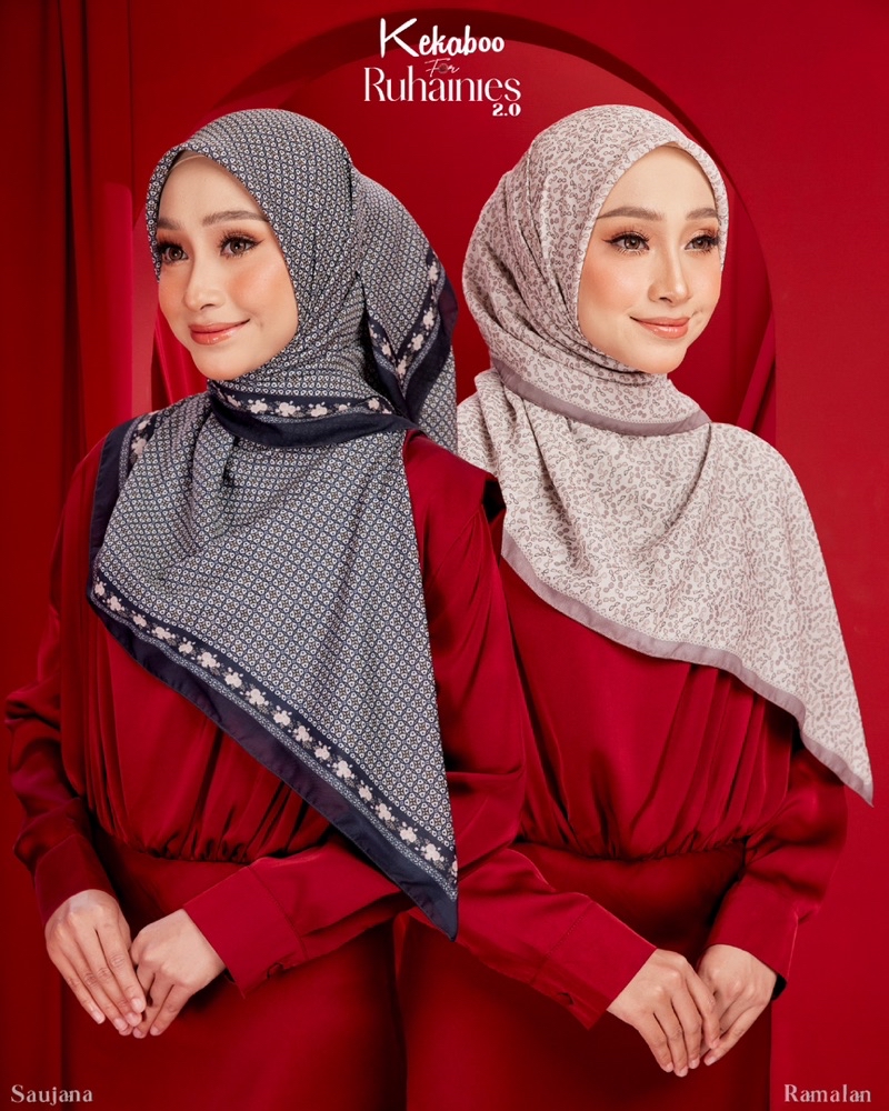 🔥NEW🔥 KEKABOO FOR RUHAINIES 2.0 - Special Edition Tudung Cotton Bidang ...