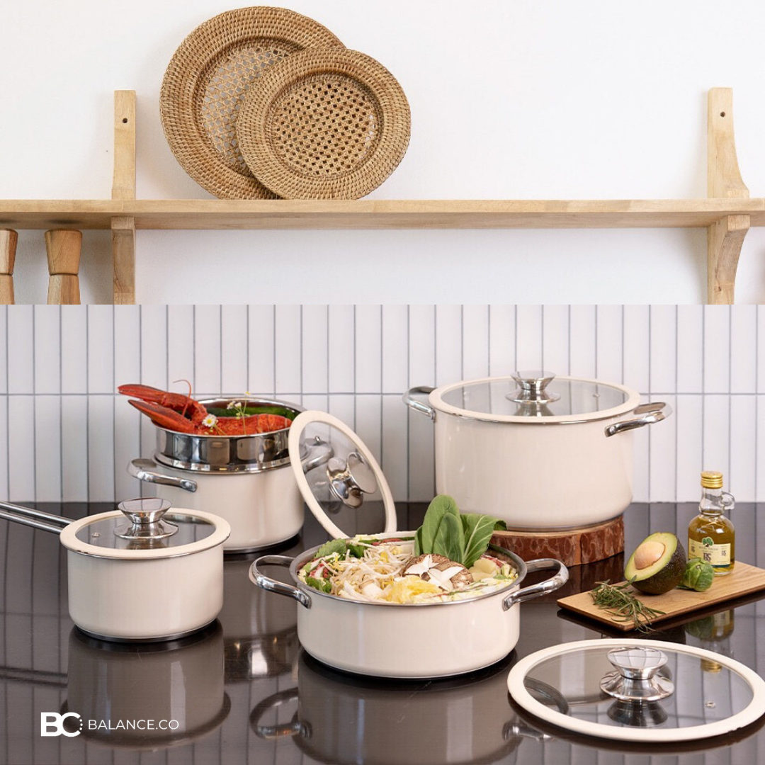 Balance.co Buttermilk Casserole NonStick Soup Pot Induction Cooker ...