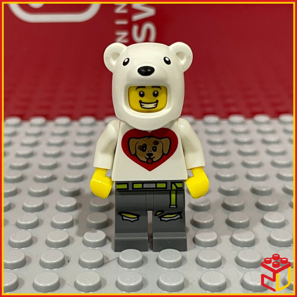 Ready Stock) LEGO BAM Minifigures Polar Suit Bear (Exclusive) 2024