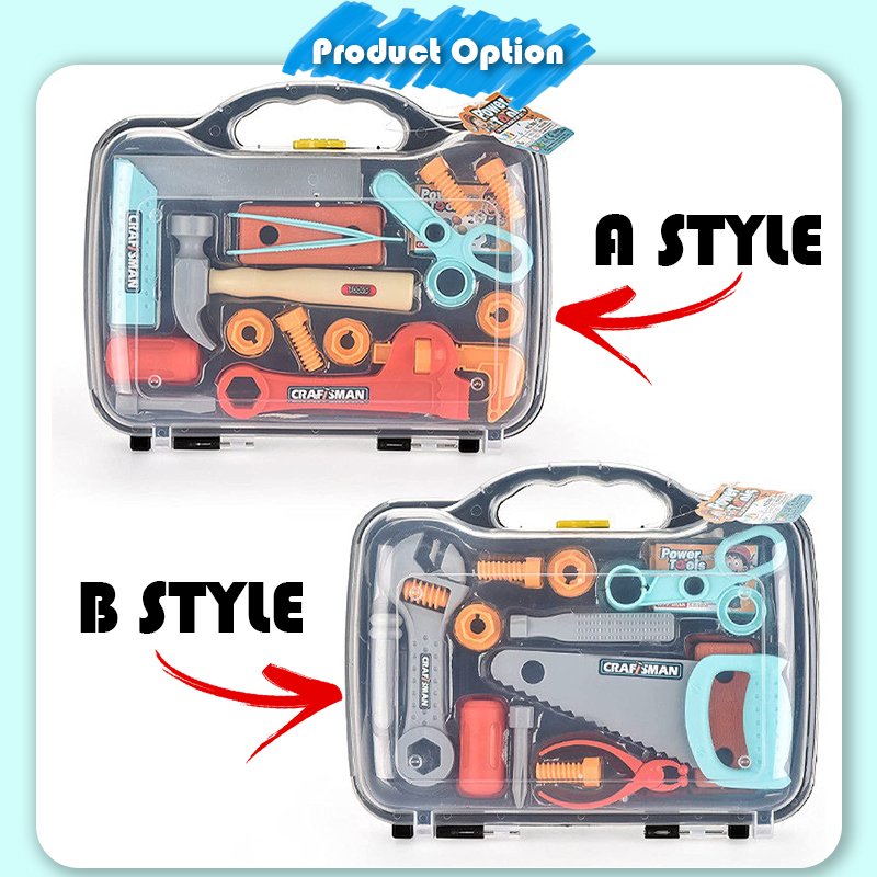 [Little B House] Toolbox Toys Pretend Play Set Toy Simulation Repair ...