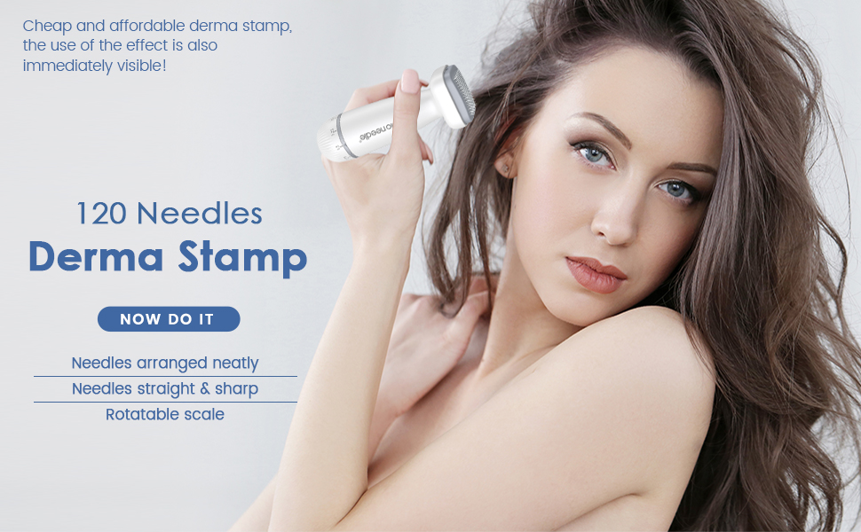 Original Dr. Pen Bioneedle 120 Titanium 0.25mm Microneedle Derma Stamp ...