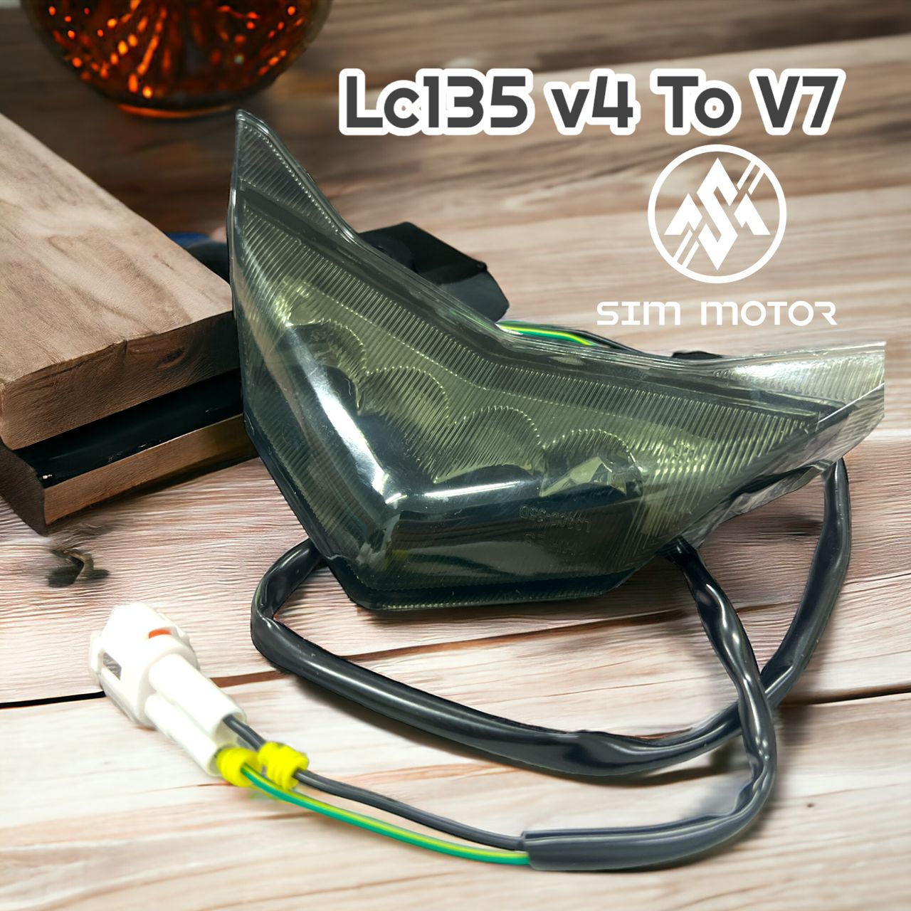 LC135 V4 V5 V6 LCV4 LCV5 LCV6 SPOILER LAMP LAMPU LED KELIP STROBE MODE ...