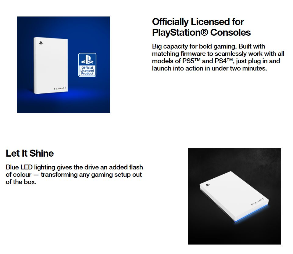 Seagate Game Drive Per PS4/PS5 5TB - HDD Esterno USB 3.0, Licenza Ufficiale Con 2 Settimane PlayStation+ - Foto 10