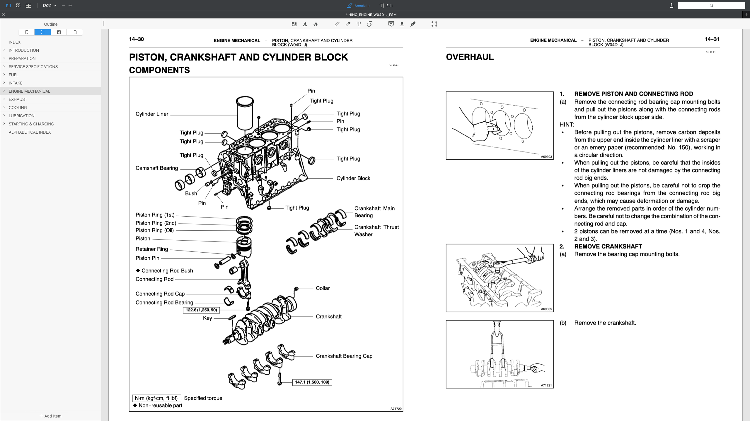HINO ENGINE W04D-J WORKSHOP SERVICE REPAIR MANUAL | Shopee Malaysia