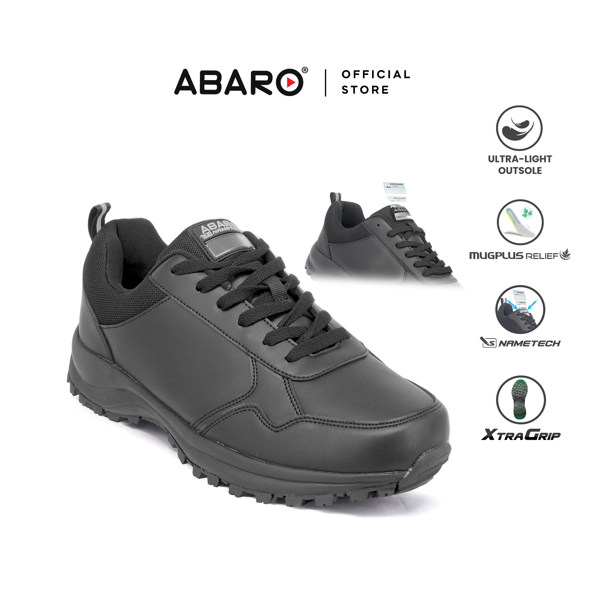 [Online Exclusive] 2825N ABARO NameTech Ultralight Unisex School Shoes ...