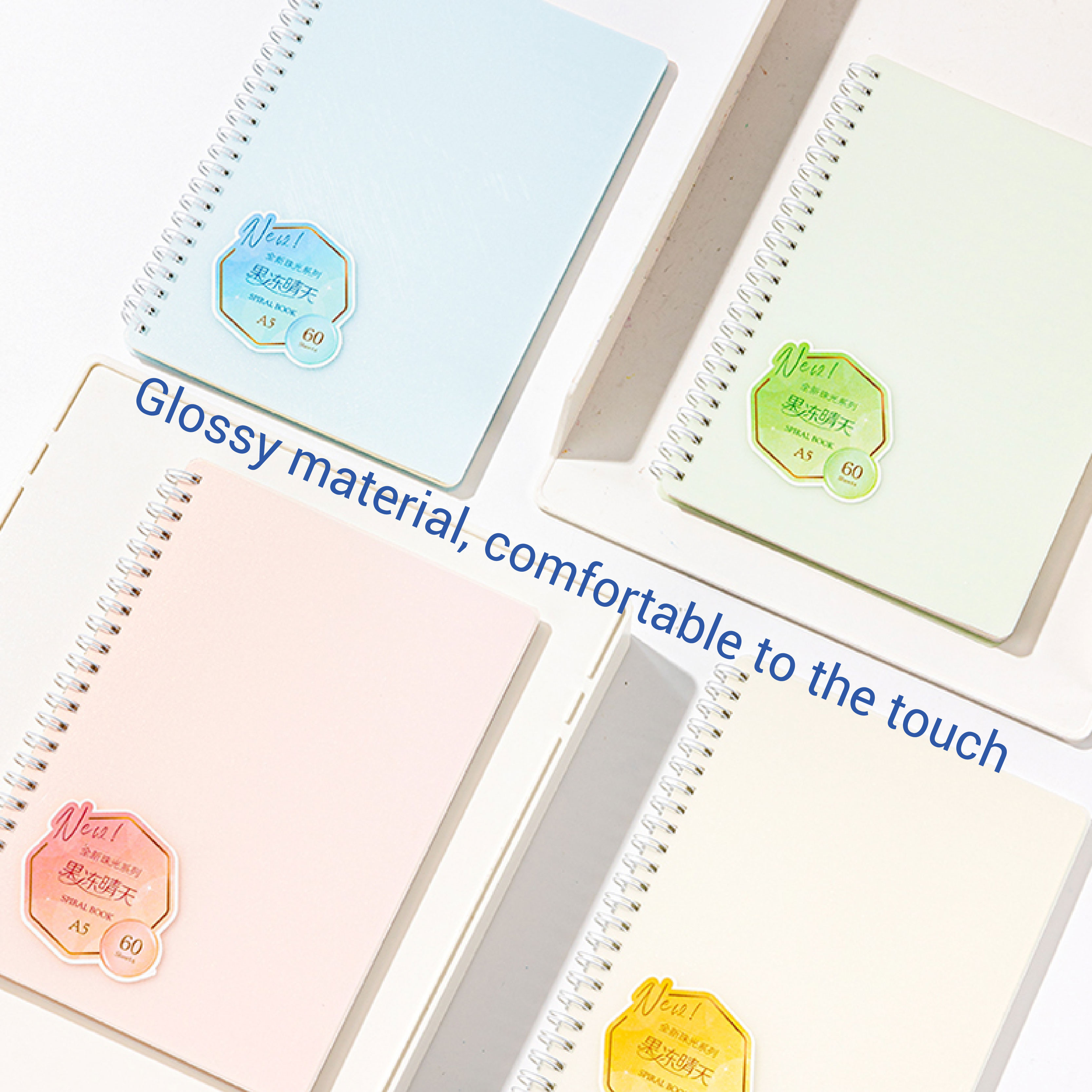 Deli Spiral Coil Notebook A5/B5 120 Pages Diary Plain Notepad Buku Nota ...