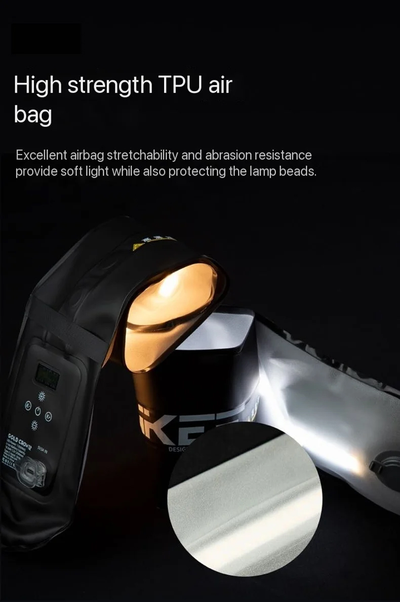 INKEE GC12 Gold Crow 12W Portable Air Column Light Built in Li-ion ...