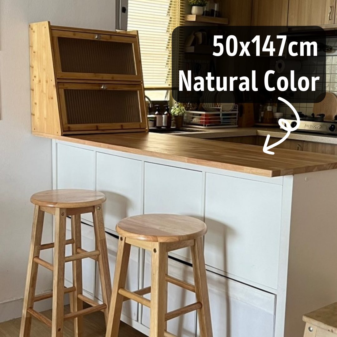 IKEA KALLAX 39x147cm Rubberwood Counter Top Solid Wood Decoration - Main Image