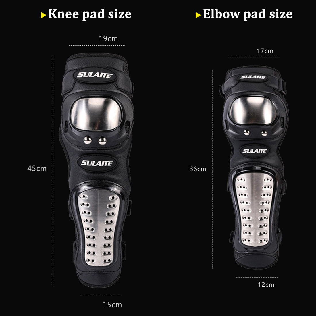 Fresh Look at 4Pcs Knee Pads Elbow Pads 2 In 1 Stainless Steel