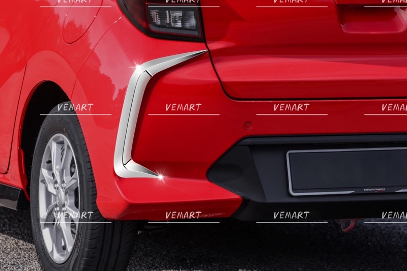 Vemart perodua axia new 2023-2024 car rear bumper canard body kit ...