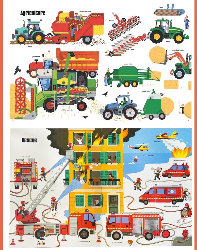 The Ultimate Book of VEHICLES English Children Book Preschool Early ...