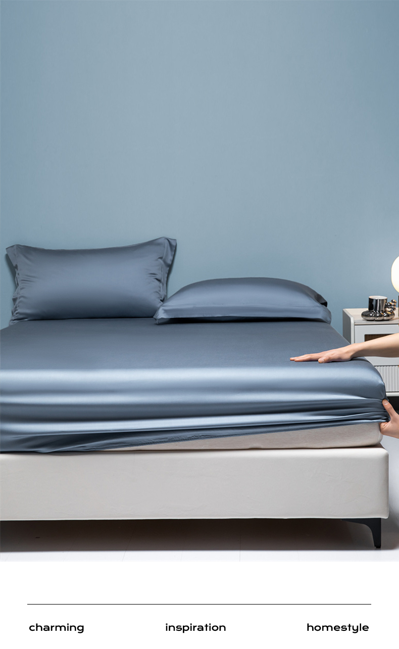 Satin Silk Fitted Sheet Topper Mattress Protector Premium Cadar Single ...