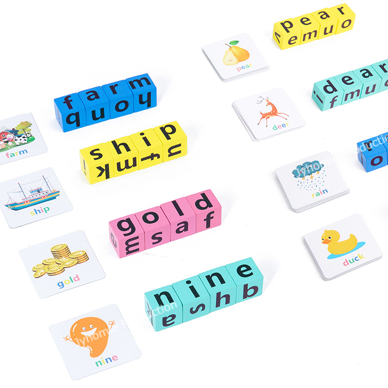 Board Game ABC Spelling Game ABC Puzzle ABC Toy ABC Learning Cube ...