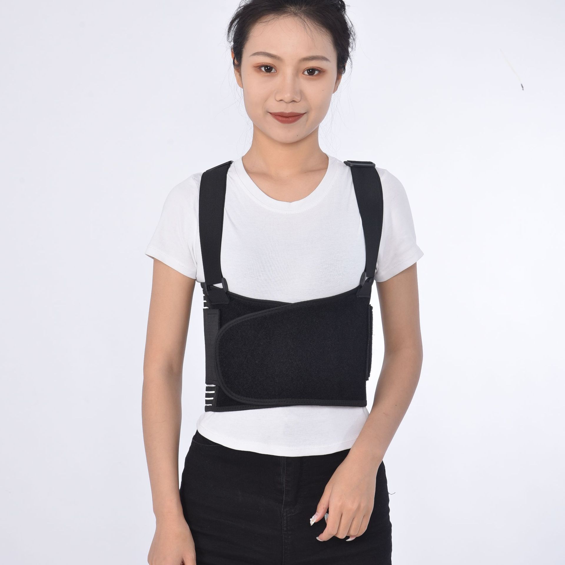 Chest Support Brace Dislocated Ribs Fixation Strap Adjustable Back ...