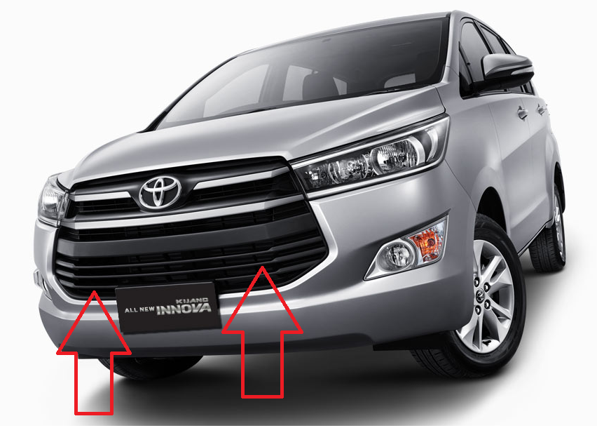 TOYOTA INNOVA 2016 FRONT BUMPER LOWER GRILLE GARNISH MESH / DEPAN ...