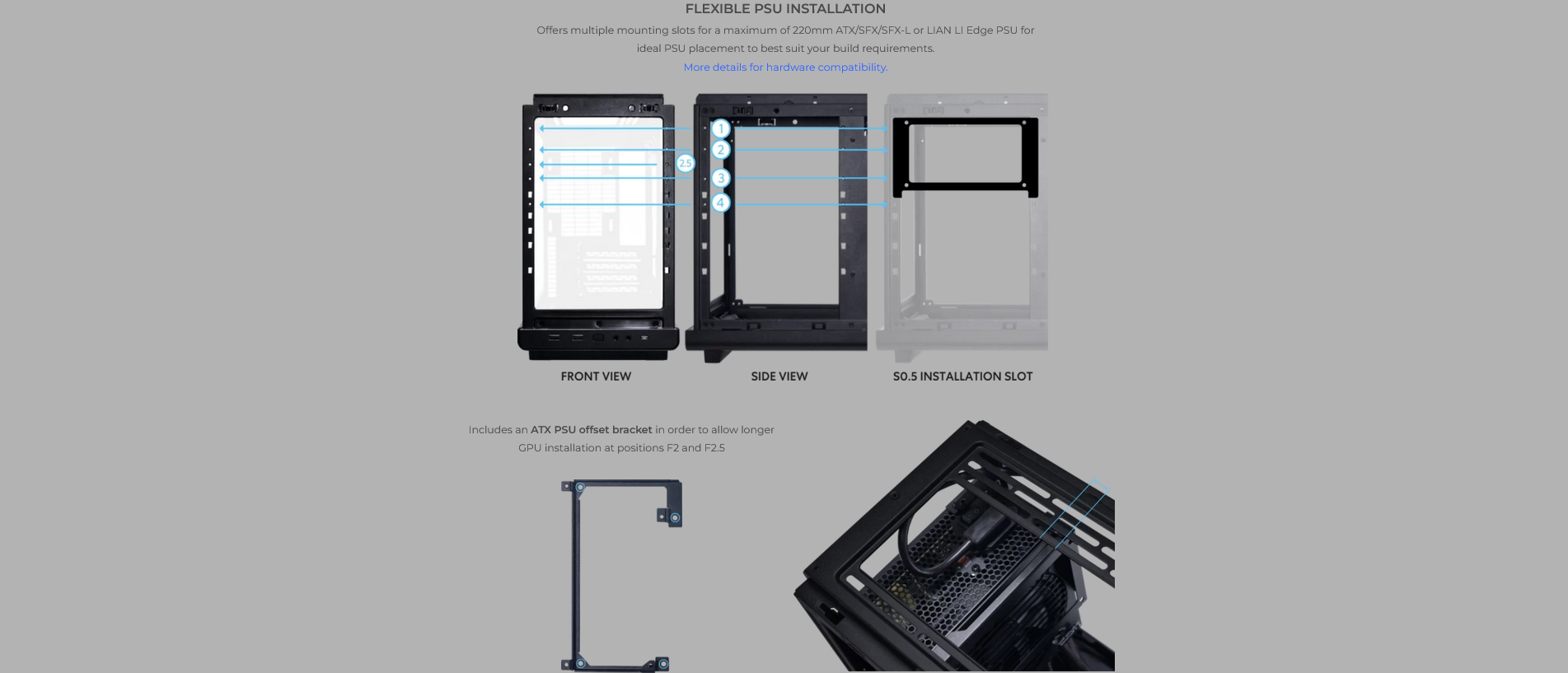 Lian Li A3-mATX 26.3L Micro Form Factor-Supports up to 360 Radiator ...