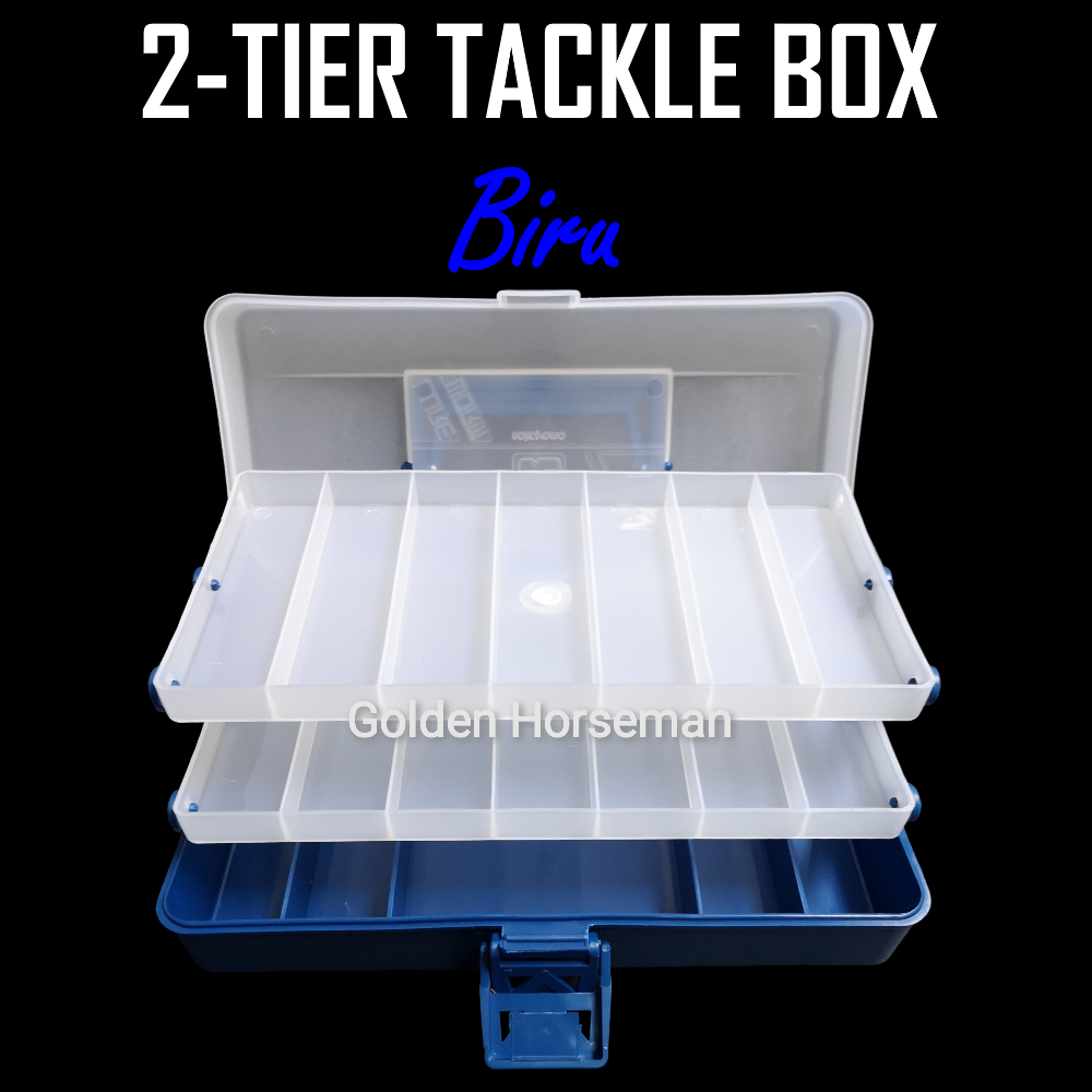 🔥🆂🅰🅻🅴🔥 2 Layer Tackle Box / Kotak Pancing | Shopee Malaysia