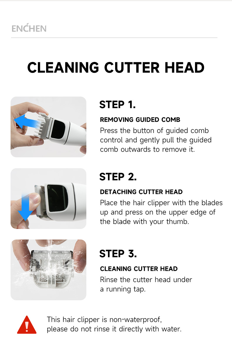 Gadgetoo Enchen Boost 2 Electric Hair Trimmer ( Update Version )