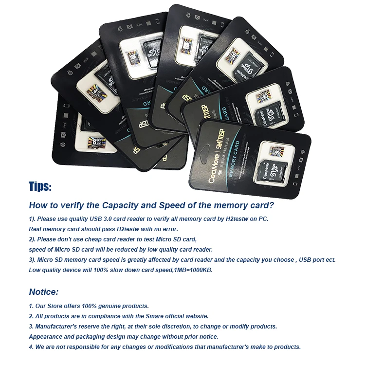 Original High Speed Micro SD Memory Card 16Gb 32GB 64GB 128 GB 256GB ...