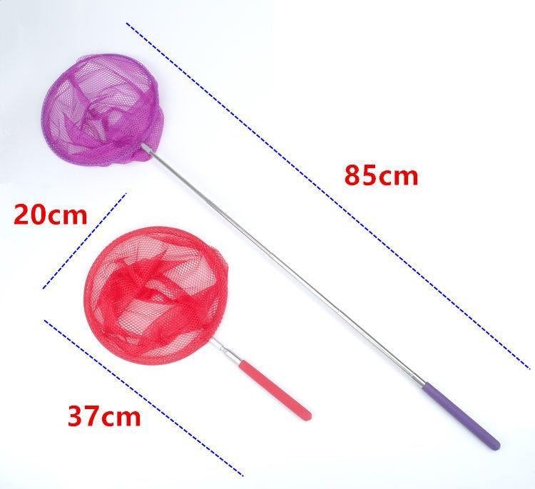 Kids Extendable Catch Tadpole Fishing Net Bug Catching Net Butterfly ...