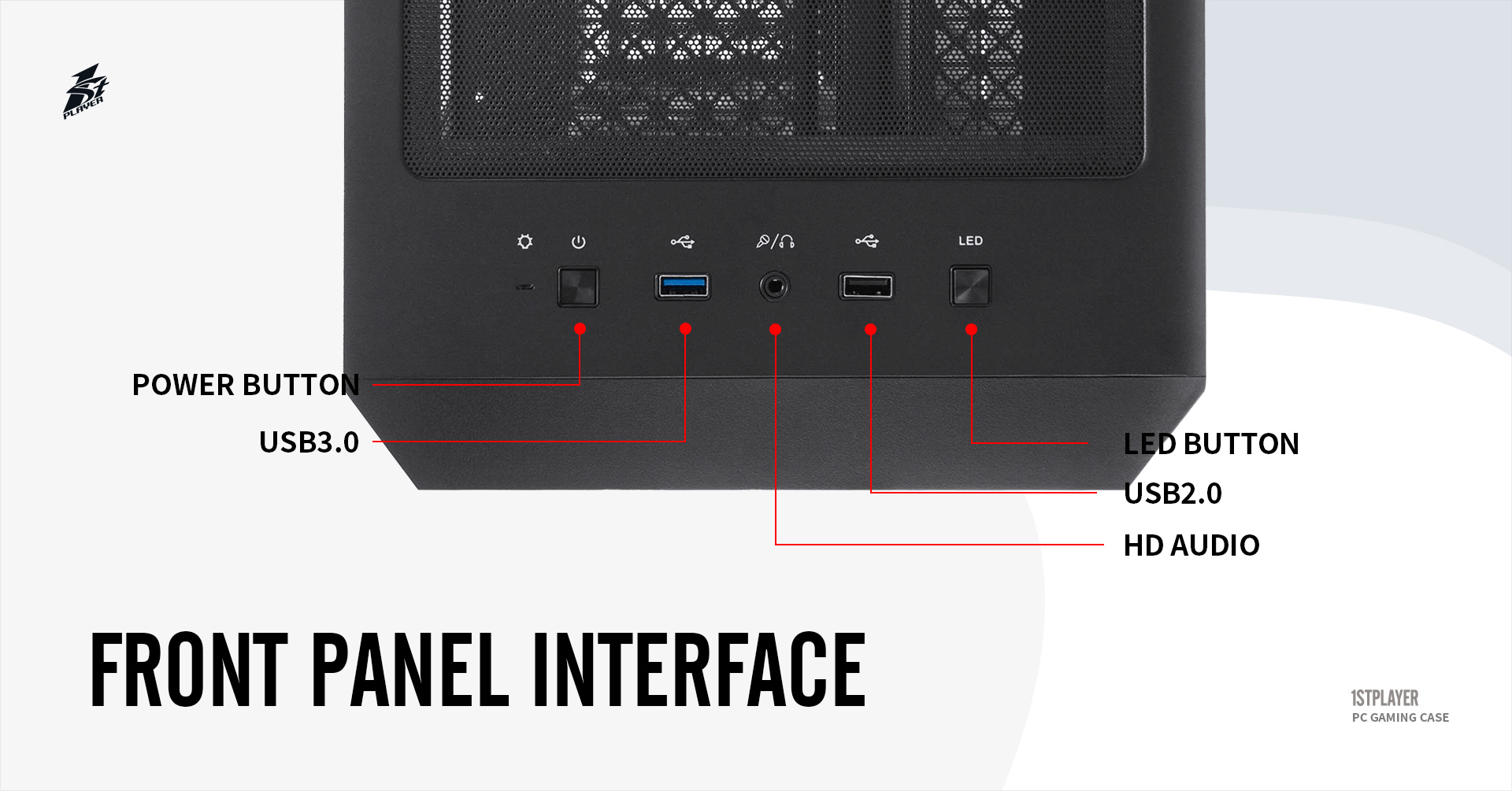 1st Player ARIYA AY7 | Standard ATX Side Tempered Glass PC Gaming ...