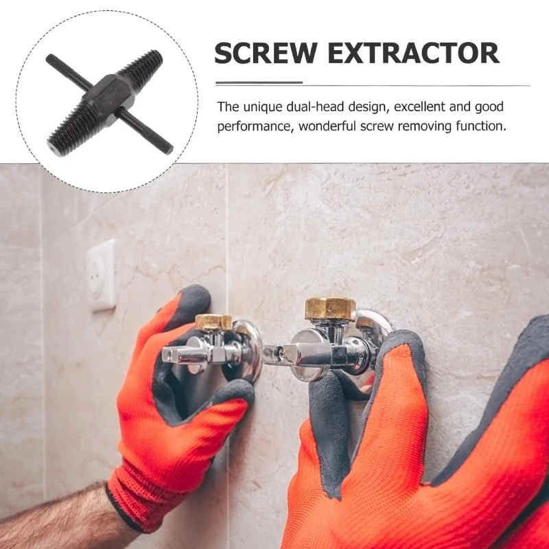 Broken Faucet Valve Screw Extractor Set Pipe Remover Tools Damaged Wire ...