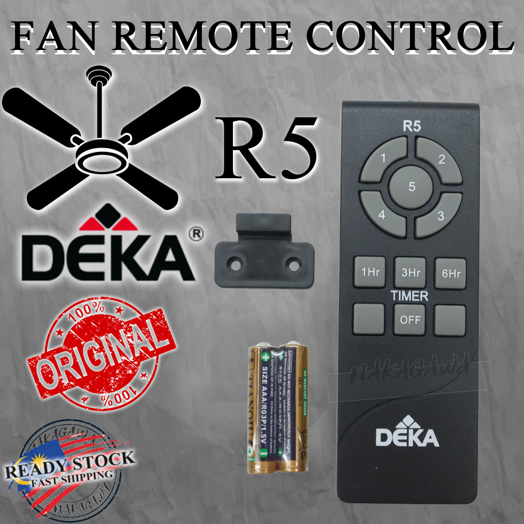 ORIGINAL DEKA CEILING FAN REMOTE CONTROL - R3 / R4 / R5 | Shopee Malaysia