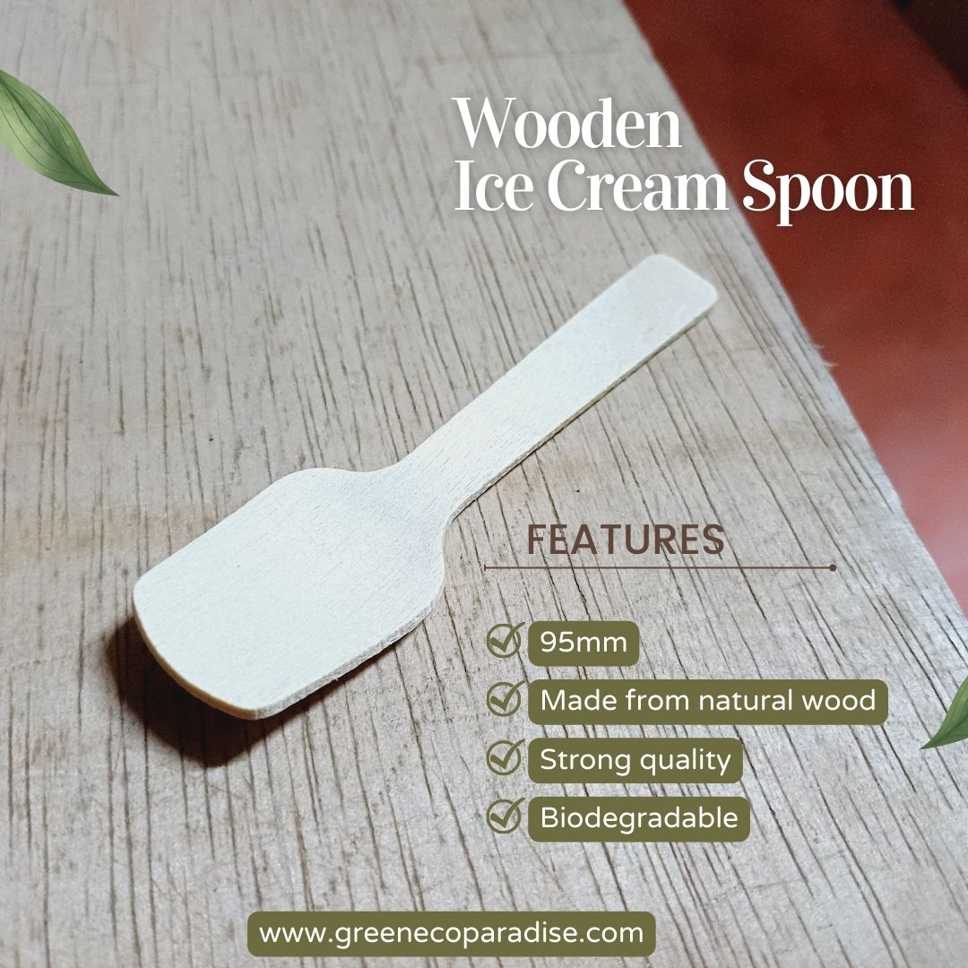 Biodegradable Wooden Ice Cream Spoon 100 pieces [32% OFF] Eco Friendly ...