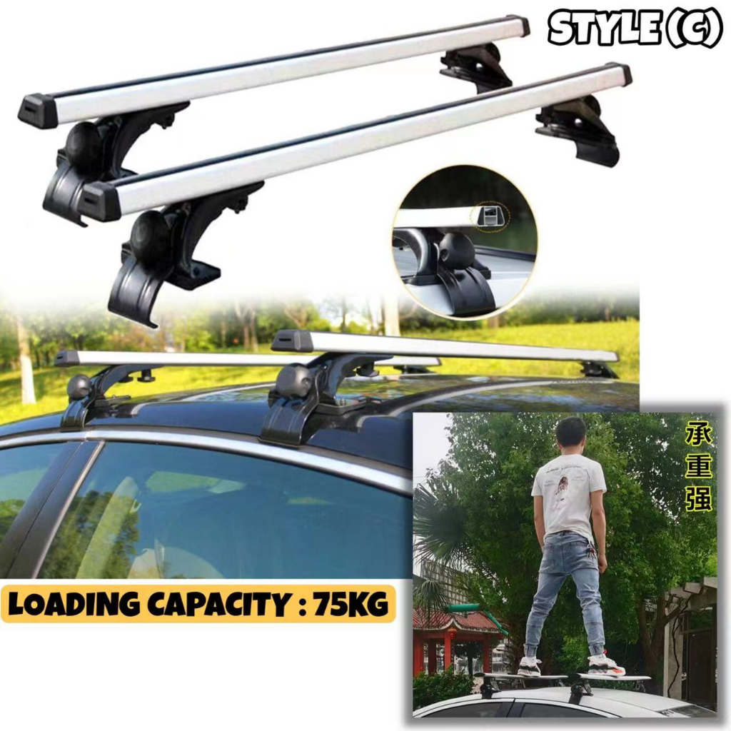 PERODUA KEMBARA Car Roof Top Cargo Carrier Rack Luggage Rail Bar Rak ...