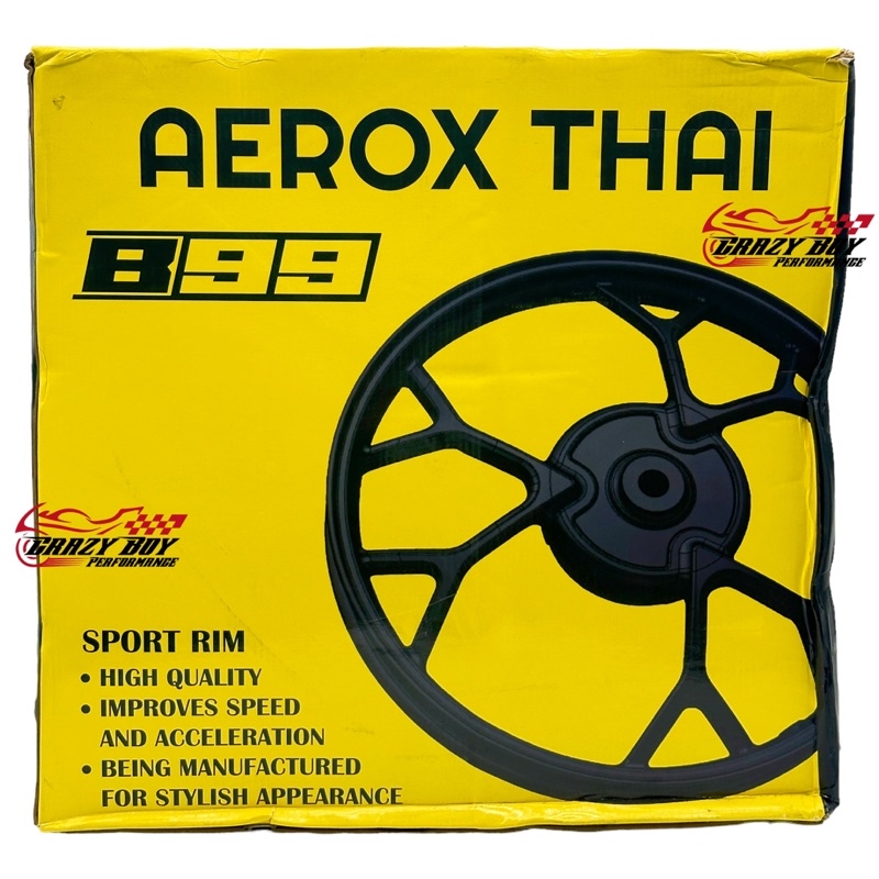 AEROX THAI 100% ORIGINAL CNC SPORT RIM 17 INCH 1.6/1.6-17 NVX V1 V2 ...