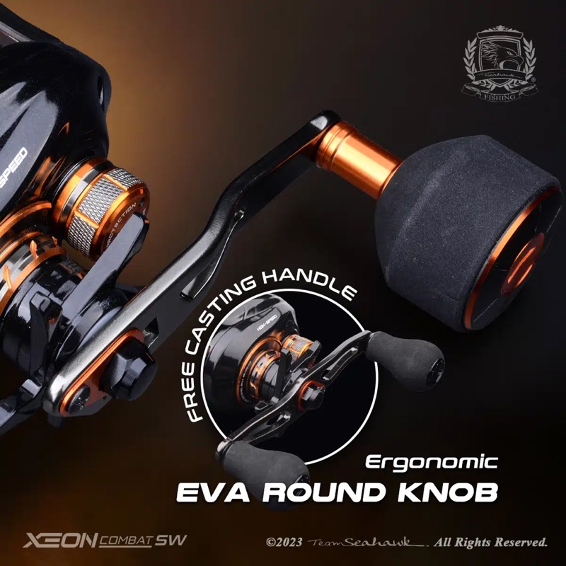 Team Seahawk Xeon Combat SW103HSL Baitcast Overhead Reel SW 103HSL BC ...